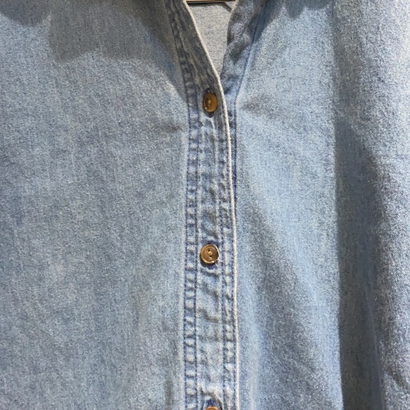 Karen Scott blouse Leopard print Collar size S - Picture 3 of 6